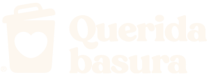 Logotipo Querida Basura Negativo Pequeño